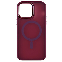 Чехол (накладка) Apple iPhone 13 Pro, Color Chrome Case, MagSafe, Бордовый