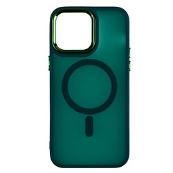 Чохол (накладка) Apple iPhone 13, Color Chrome Case, MagSafe, Зелений