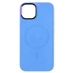 Чохол (накладка) Apple iPhone 13 Pro, Foggy, MagSafe, Синій
