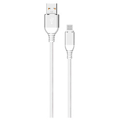 USB кабель Walker C560, MicroUSB, 1.0 м., Білий