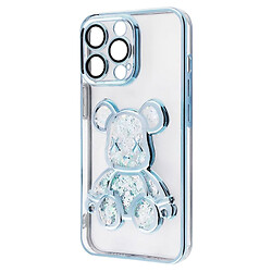 Чохол (накладка) Apple iPhone 13 Pro Max, Shining Bear, Синій