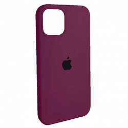 Чохол (накладка) Apple iPhone 15, Original Soft Case, Бордовий