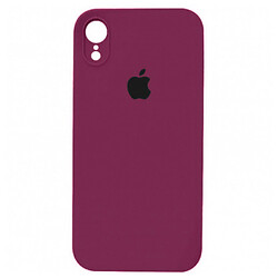 Чохол (накладка) Apple iPhone XR, Original Soft Case, Бордовий