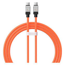 USB кабель Baseus CAKW000207 CoolPlay, Type-C, 1.0 м., Помаранчевий