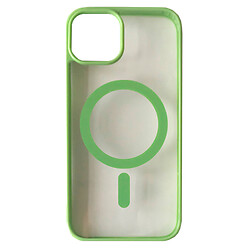 Чохол (накладка) Apple iPhone 13, Cristal Case Guard, Mint Green, MagSafe, Зелений