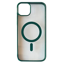 Чохол (накладка) Apple iPhone 14 Plus, Cristal Case Guard, Forest Green, MagSafe, Зелений