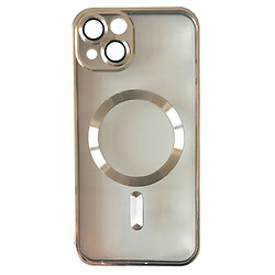 Чехол (накладка) Apple iPhone 13, FIBRA Chrome, MagSafe, Серебряный