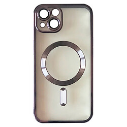 Чохол (накладка) Apple iPhone 14, FIBRA Chrome, Deep Purple, MagSafe, Фіолетовий