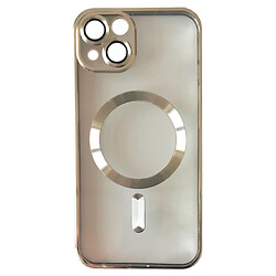 Чохол (накладка) Apple iPhone 14 Plus, FIBRA Chrome, MagSafe, Срібний