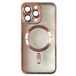 Чохол (накладка) Apple iPhone 14 Pro, FIBRA Chrome, Rose Gold, MagSafe, Рожевий