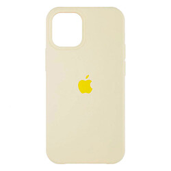 Чохол (накладка) Apple iPhone 12 Pro, Original Soft Case, Crem Yellow, Жовтий