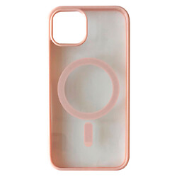 Чохол (накладка) Apple iPhone 14 Plus, Cristal Case Guard, MagSafe, Рожевий