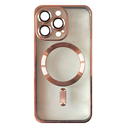 Чохол (накладка) Apple iPhone 13 Pro, FIBRA Chrome, Rose Gold, MagSafe, Рожевий