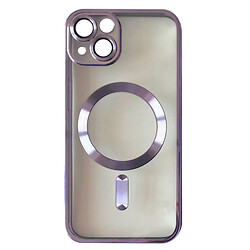 Чохол (накладка) Apple iPhone 14, FIBRA Chrome, Glycine, MagSafe, Фіолетовий