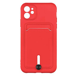 Чохол (накладка) Apple iPhone 11, Colorfull Pocket Card, Червоний