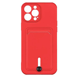 Чохол (накладка) Apple iPhone 12 Pro Max, Colorfull Pocket Card, Червоний