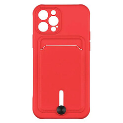 Чохол (накладка) Apple iPhone 12 Pro, Colorfull Pocket Card, Червоний