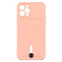 Чехол (накладка) Apple iPhone 12 Pro, Colorfull Pocket Card, Pink Sand, Розовый
