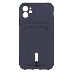 Чехол (накладка) Apple iPhone 12, Colorfull Pocket Card, Dark Blue, Синий