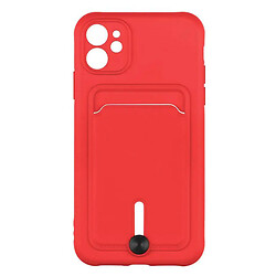 Чохол (накладка) Apple iPhone 12, Colorfull Pocket Card, Червоний