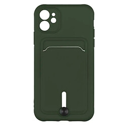 Чехол (накладка) Apple iPhone 12, Colorfull Pocket Card, Atrovirens, Зеленый