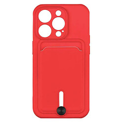 Чохол (накладка) Apple iPhone 13 Pro, Colorfull Pocket Card, Червоний