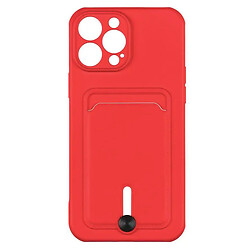 Чохол (накладка) Apple iPhone 14 Pro Max, Colorfull Pocket Card, Червоний