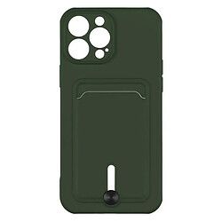 Чехол (накладка) Apple iPhone 14 Pro Max, Colorfull Pocket Card, Atrovirens, Зеленый