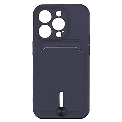 Чехол (накладка) Apple iPhone 14 Pro, Colorfull Pocket Card, Dark Blue, Синий