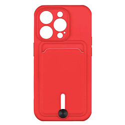 Чохол (накладка) Apple iPhone 14 Pro, Colorfull Pocket Card, Червоний