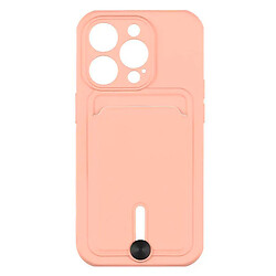 Чехол (накладка) Apple iPhone 14 Pro, Colorfull Pocket Card, Pink Sand, Розовый