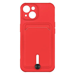 Чохол (накладка) Apple iPhone 14, Colorfull Pocket Card, Червоний
