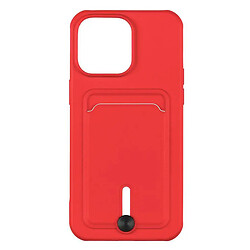 Чохол (накладка) Apple iPhone 15 Pro Max, Colorfull Pocket Card, Червоний