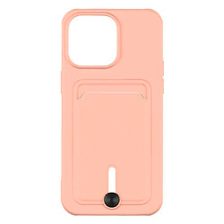 Чехол (накладка) Apple iPhone 15, Colorfull Pocket Card, Pink Sand, Розовый