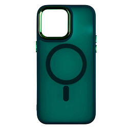 Чохол (накладка) Apple iPhone 11, Color Chrome Case, MagSafe, Зелений