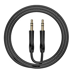 AUX кабель Borofone BL16, 3,5 мм., 1.0 м., Чорний