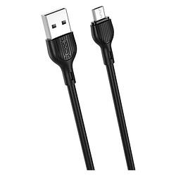 USB кабель XO NB200, MicroUSB, 2.0 м., Білий