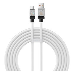 USB кабель Baseus CAKW000702 CoolPlay, Type-C, 2.0 м., Білий