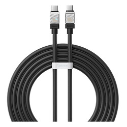 USB кабель Baseus CAKW000301 CoolPlay, Type-C, 2.0 м., Чорний