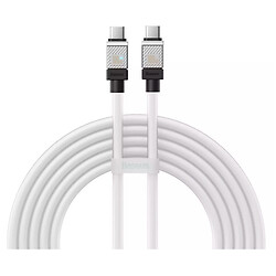 USB кабель Baseus CAKW000302 CoolPlay, Type-C, 2.0 м., Білий