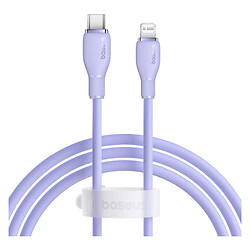 USB кабель Baseus P10355701511-01 Pudding Apple iPhone SE 2022 / iPhone 14 Pro Max / iPhone 14 Plus / iPhone 14 Pro / iPhone 14 / iPhone 13 Pro / iPhone 13 Mini / iPhone 13 / iPhone 13 Pro Max / iPhone 12 Mini, Lightning, 2.0 м., Фиолетовый