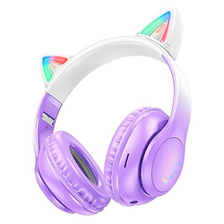 Bluetooth-гарнитура Hoco W42, Стерео, Фиолетовый