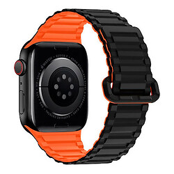 Ремінець Apple Watch 38 / Watch 40, Hoco iWatch WA06, Black Orange, Чорний
