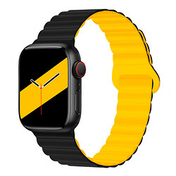 Ремінець Apple Watch 38 / Watch 40, Hoco iWatch WA22, Black Yelllow, Чорний