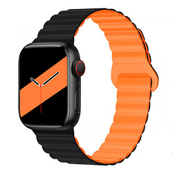 Ремешок Apple Watch 42 / Watch 44, Hoco iWatch WA22, Black Orange, Черный