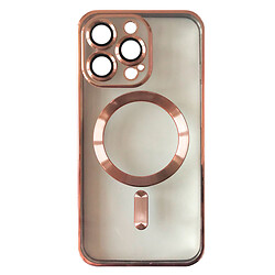 Чехол (накладка) Apple iPhone 14 Pro Max, FIBRA Chrome, MagSafe, Rose Gold, Розовый