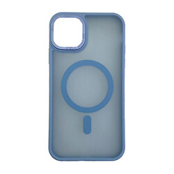 Чехол (накладка) Apple iPhone 11, Stiff Cover Colorful Matte, MagSafe, Ocean Blue, Синий