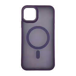 Чохол (накладка) Apple iPhone 12 Pro Max, Stiff Cover Colorful Matte, MagSafe, Фіолетовий