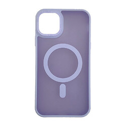 Чохол (накладка) Apple iPhone 13, Stiff Cover Colorful Matte, Light Violet, MagSafe, Фіолетовий