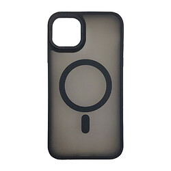 Чохол (накладка) Apple iPhone 14, Stiff Cover Colorful, MagSafe, Чорний